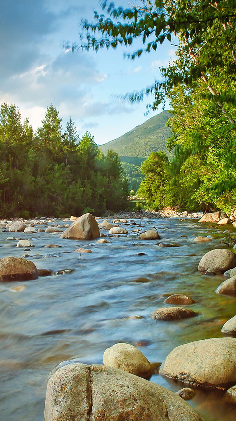 River, flowing, HD phone wallpaper