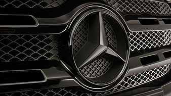 mercedes-benz x 350 d 4matic, logo, front view, Vehicle, HD wallpaper
