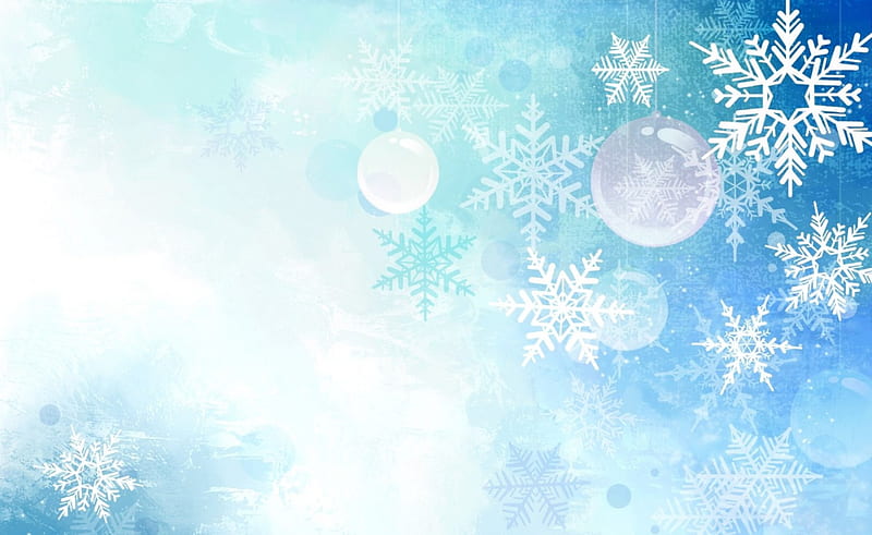 Snowflakes, flakes, christmas, snow, beauty, new year, white, blue, winter, HD wallpaper
