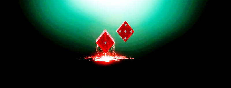 Felling Lucky, gamble, red, luck, dice, HD wallpaper
