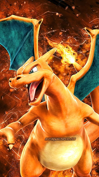 Download Ash's Charizard Pokemon 4k Wallpaper | Wallpapers.com