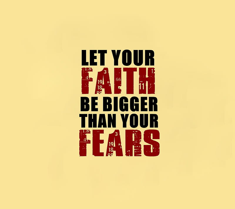 Faith, attitude, cool, fear, fears, nice, quote, saying, sayings, HD wallpaper