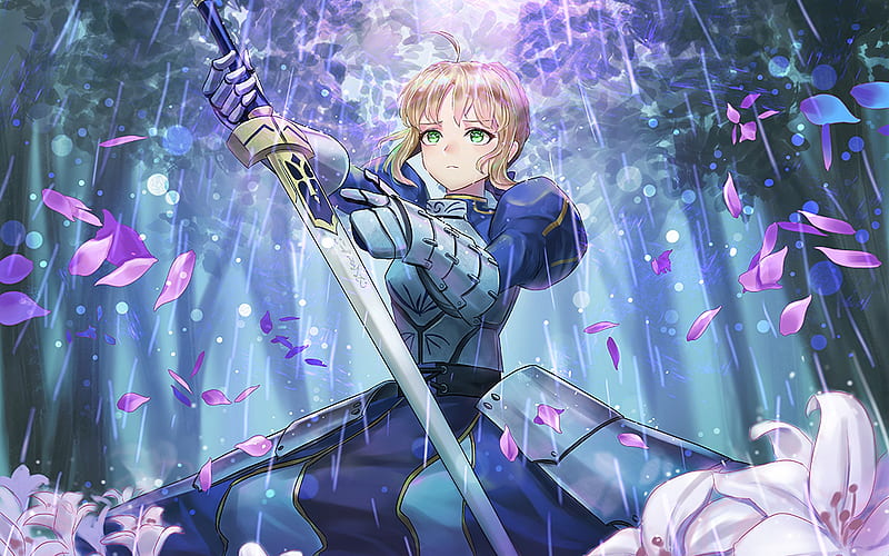 Download Fate / Stay Night Anime Characters Wallpaper