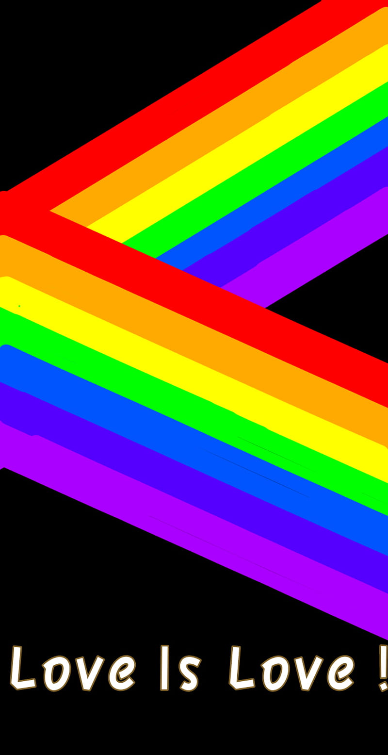 Love is love, gay, lgbt, lgbtq, pride, rainbow, HD phone wallpaper