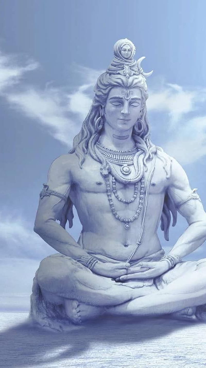 1920x1080px, 1080P free download | Bholenath In Blue Background