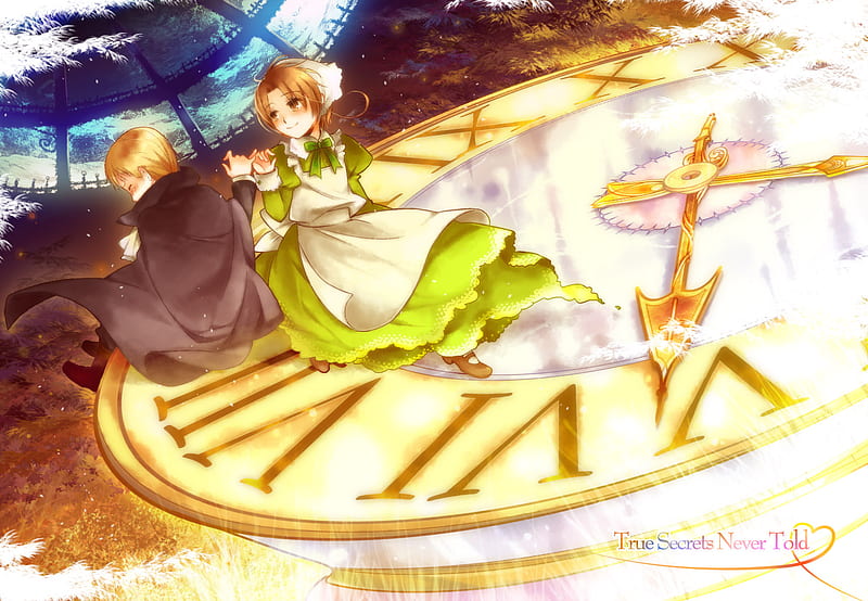 Time stops at this moment., promise, anime, HD wallpaper