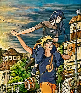 Para Naruto e Hinata com sua filha e filho, naruto dan hinata papel de  parede HD