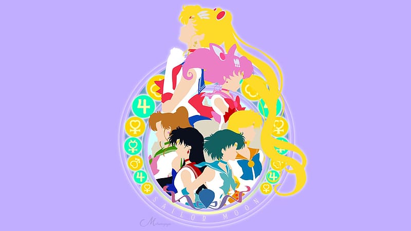 Anime, Sailor Moon, Usagi Tsukino, Minako Aino, Ami Mizuno, Rei Hino, HD wallpaper