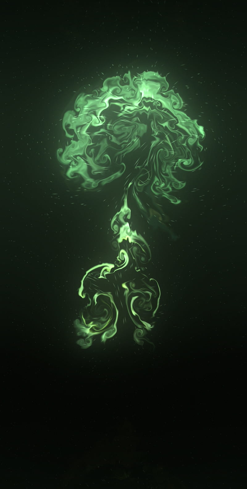 Smoke , ball, black, dragon, dragons, green, neon, new, smoke, virus, HD phone wallpaper