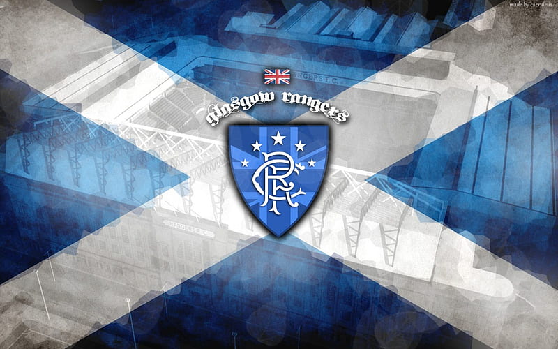Soccer, Rangers F.C., Logo , Emblem , Soccer, HD wallpaper