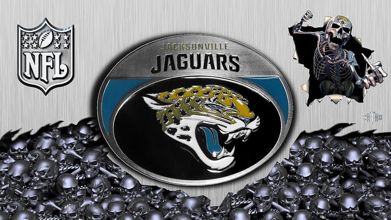 Download Skull Art Jacksonville Jaguars Wallpaper