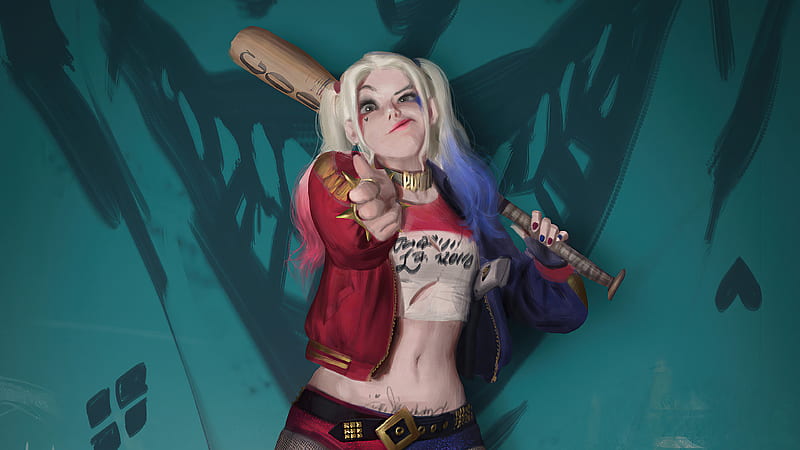 Harley Quinn 2020 Artworks , harley-quinn, superheroes, artwork, artist, artstation, HD wallpaper