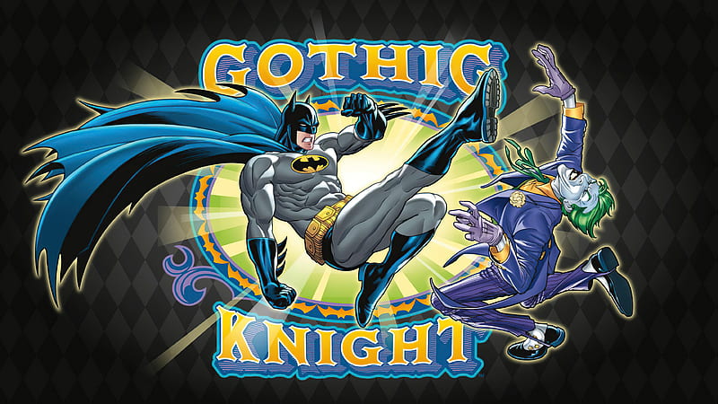 Batman Gothic Knight, batman, joker, superheroes, artwork, HD wallpaper