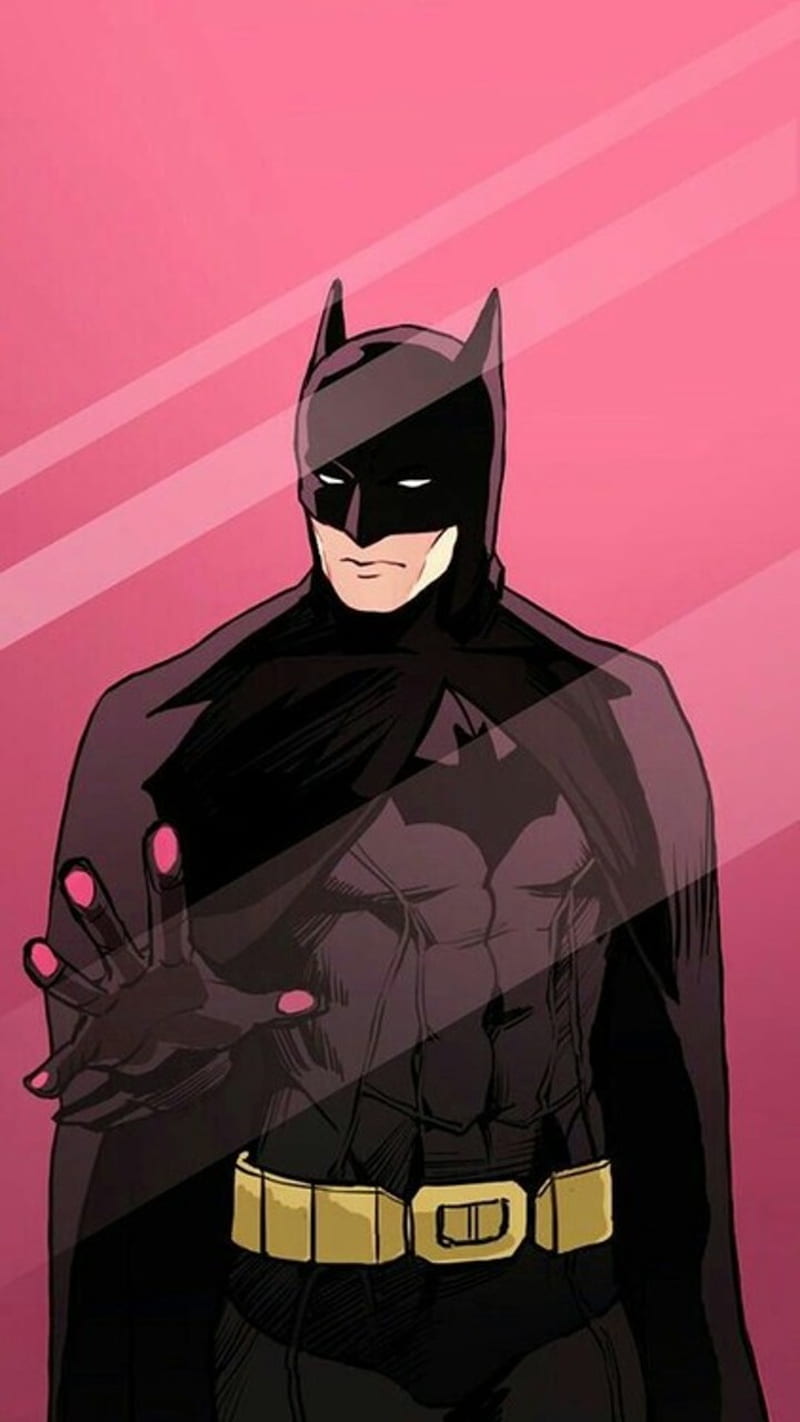 Batman screen, dc, glass, comic, dark, knight, HD phone wallpaper