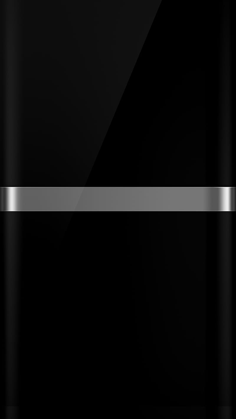 Abstract, black, edge, gris, s7, s8, silver, HD phone wallpaper