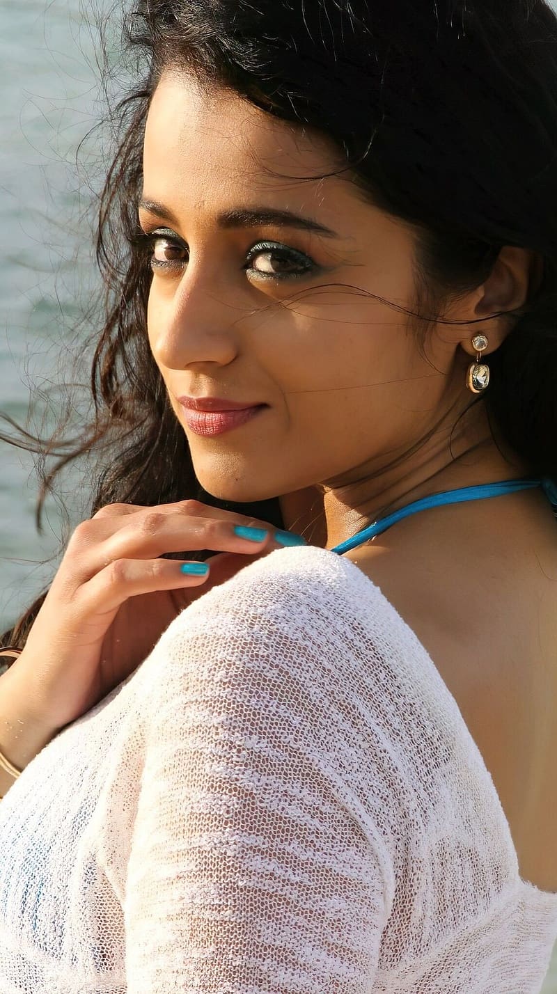 Trisha Krishnan, telugu actress, tamil actress, HD phone wallpaper