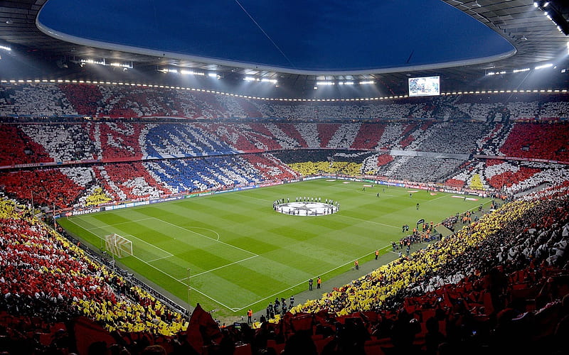 Allianz Arena, stadium, Bayern Munich, football, soccer, Germany, HD wallpaper