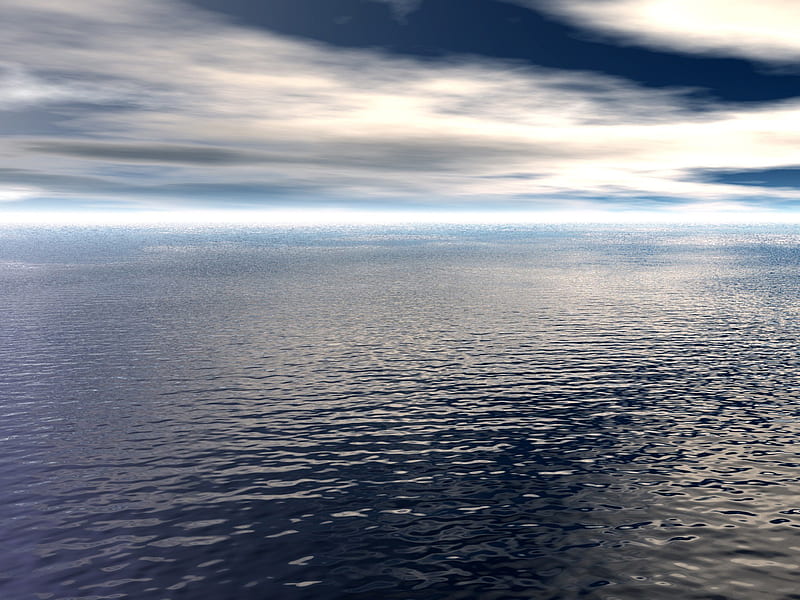 Ocean 3D, 3d, water, ocean, sky, HD wallpaper | Peakpx