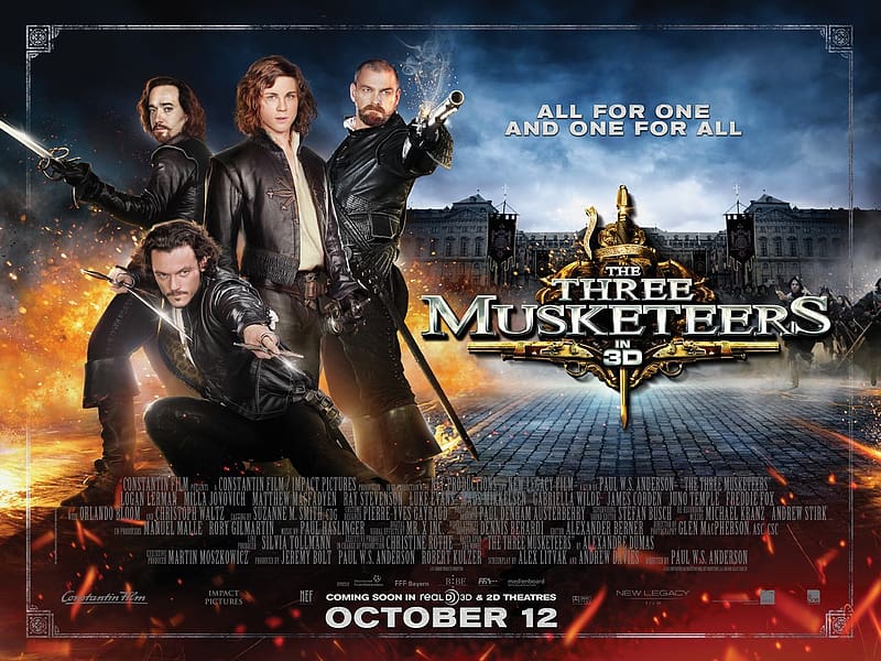 Movie, Three Musketeers, HD wallpaper