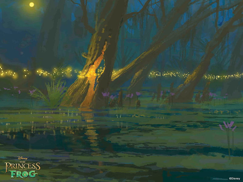 The Princess & The Frog, frog, new orleans, princess, movie, HD wallpaper
