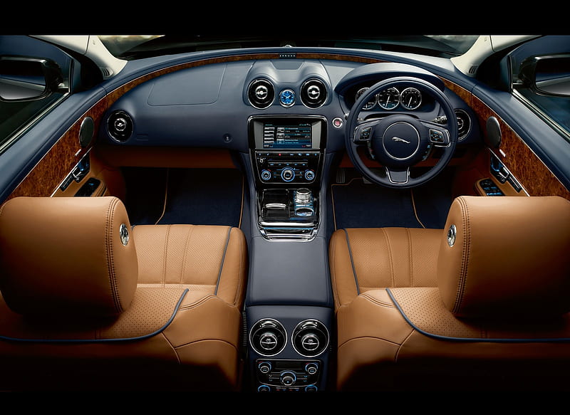 2010 Jaguar XJ - Right-Hand Drive - Interior, car, HD wallpaper