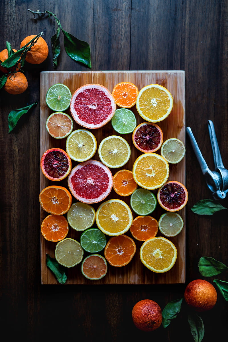 fruit, citrus, sliced, juicy, HD phone wallpaper