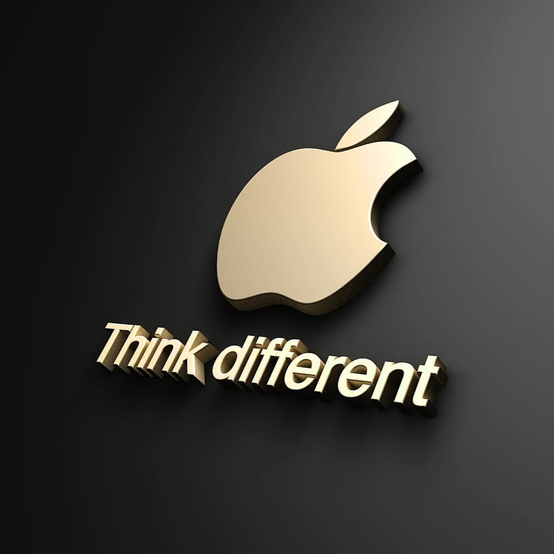 Think Different, apple, design iphone 4, logo, mac, new, HD phone wallpaper  | Peakpx