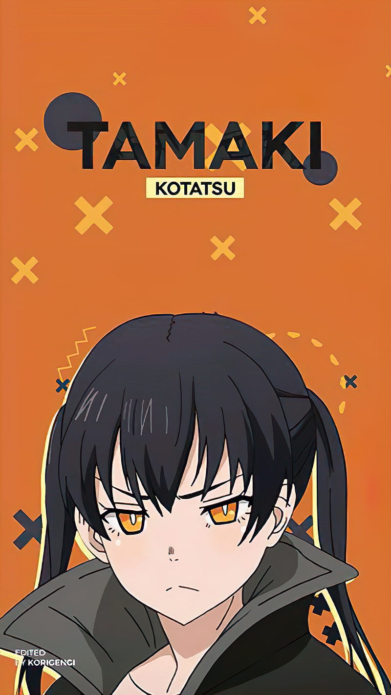 Tamaki Kotatatsu, waifu, Fire Force, anime, HD phone wallpaper