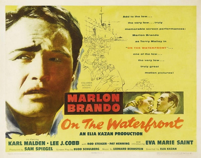 Classic Movies - On The Waterfront, Marlon Brando, On The Waterfront, Hollywood Movies, Film, Films, HD wallpaper