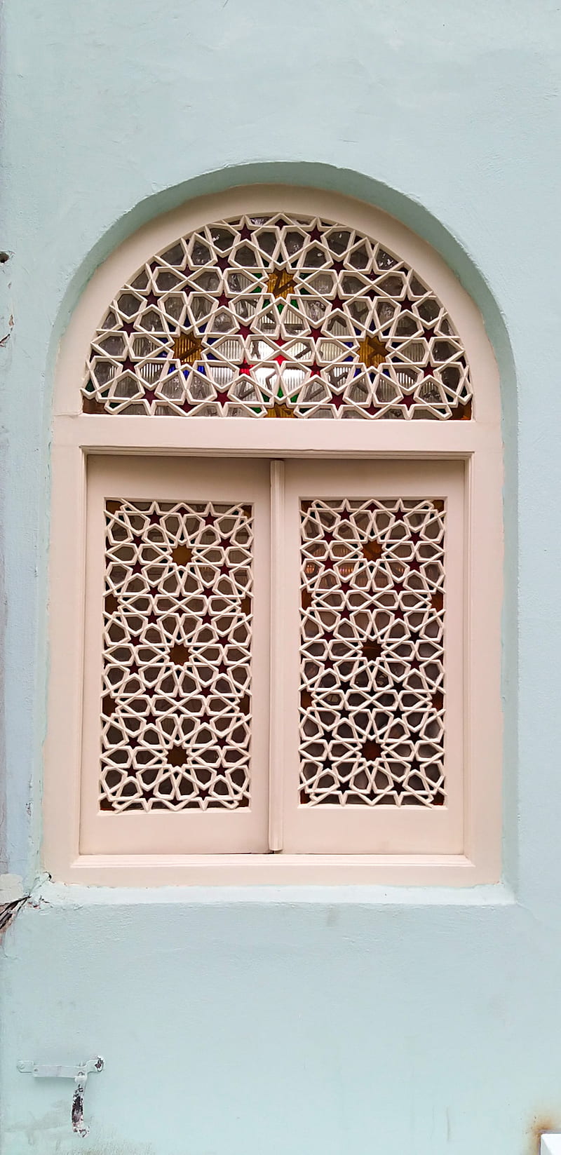 Persian Window, blue, dream, iran, persia, tehran, white, wood, wooden, HD phone wallpaper