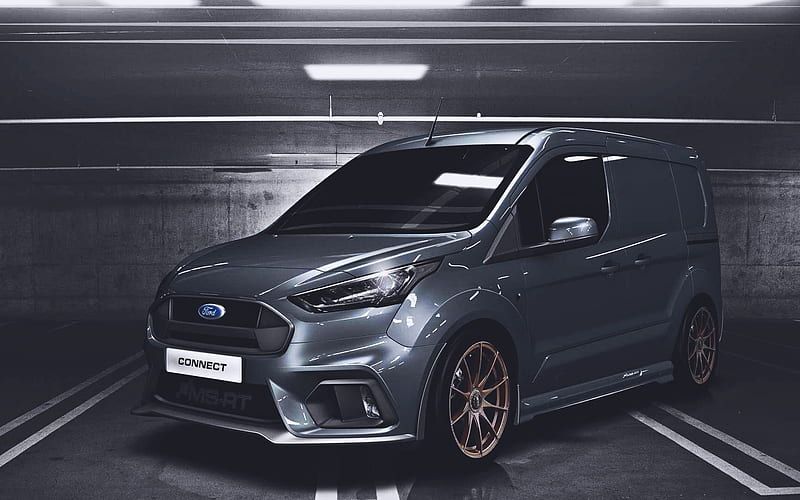 MS-RT, tuning, Ford Transit Connect, 2019 cars, minivans, 2019 Ford Transit Connect, cargo transport, Ford, HD wallpaper