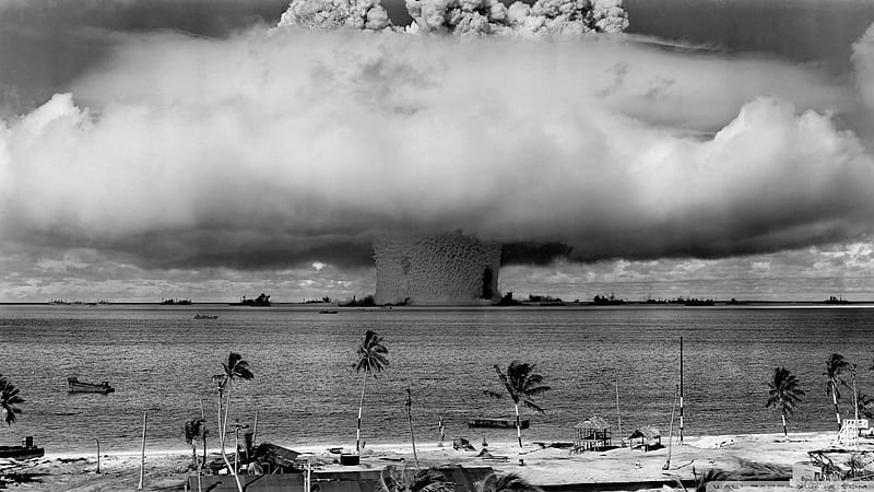 Nuclear Explosion, nuclear bomb, atomic explosion, atomic bomb, HD wallpaper