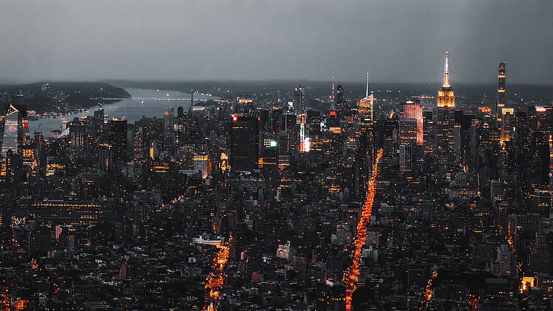 New York City - Midtown, architecture, new york city, midtown, manhattan, skyscrapers, HD wallpaper