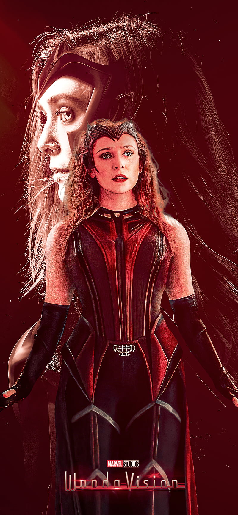 Wanda maximoff, maravilla, escarlata, serie, visión, bruja, Fondo de  pantalla de teléfono HD | Peakpx