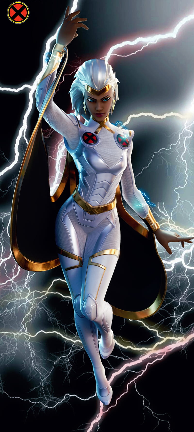 Storm X-Men, super, marvel, super hero, tormenta, heroine, heroina, HD phone wallpaper