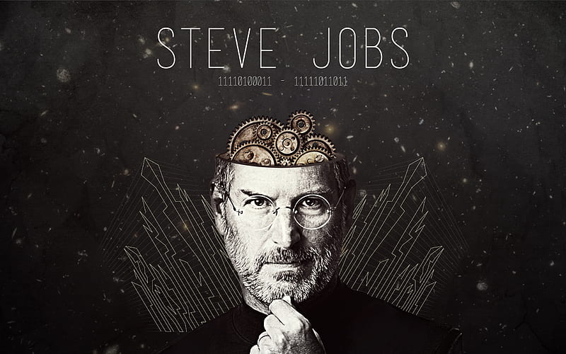 Steve Jobs, people, steve-jobs, inspiration, typography, HD wallpaper