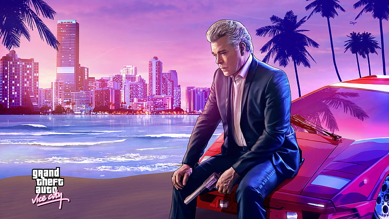 Ray Liotta Tommy Vercetti Revolver Grand Theft Auto Vice City, HD wallpaper