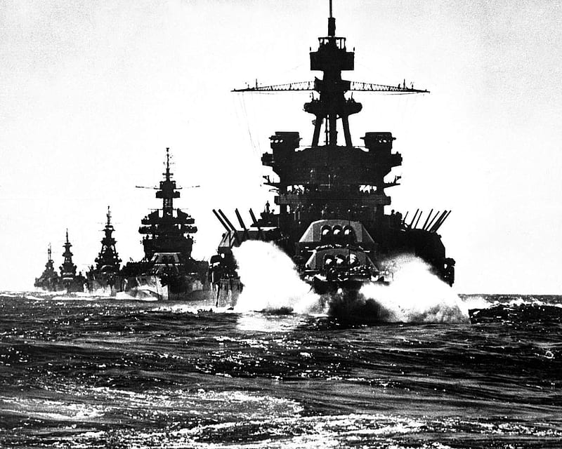 Battleships of World War 2, world war two, battleship, colorado, pennsylvania, HD wallpaper