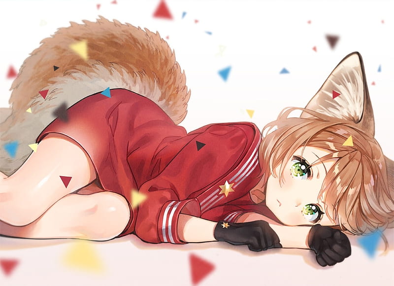 Anime Fox Girl | Cute anime chibi, Chibi cat, Anime wolf girl