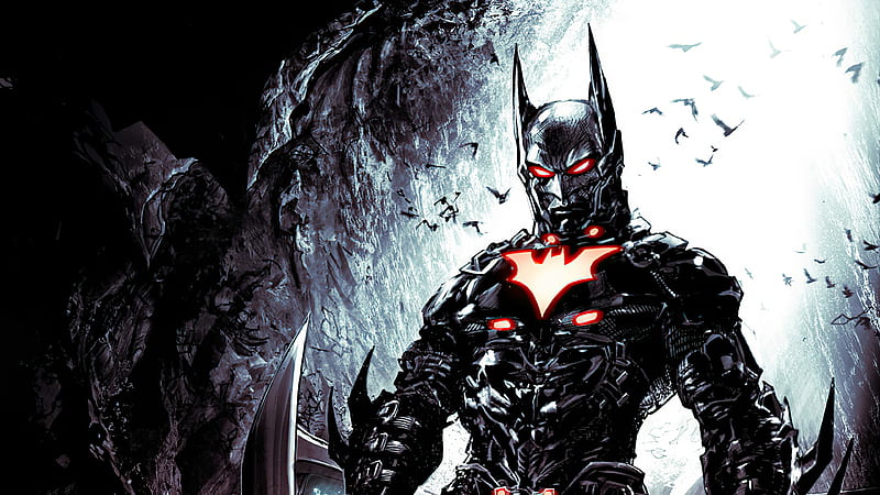 The Batman Beyond , batman, superheroes, artstation, artist, artwork, digital-art, HD wallpaper