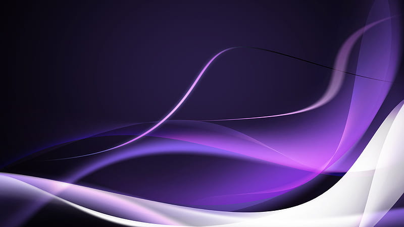 Purple White Abstraction Graphic Design Wavy Lines Soft, HD wallpaper