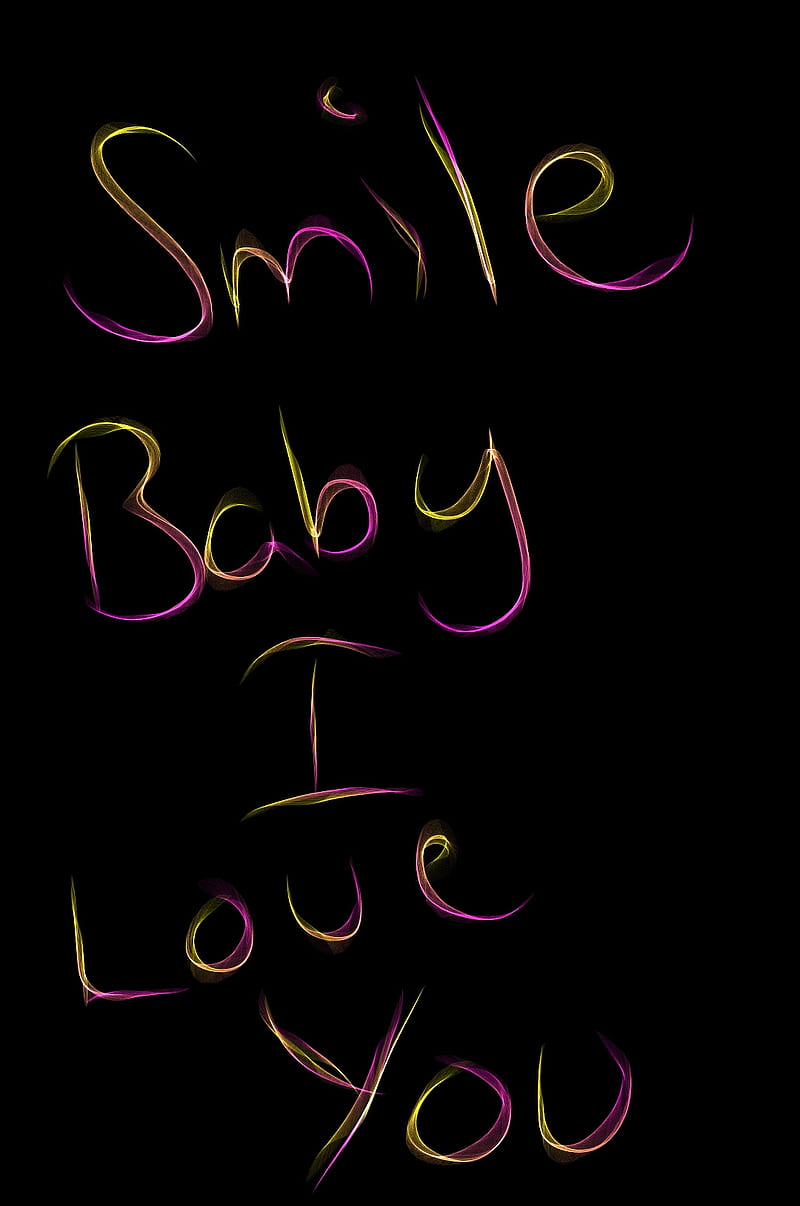 Smile baby, couple, corazones, i love you, love, quotes, relationship,  saying, HD phone wallpaper | Peakpx