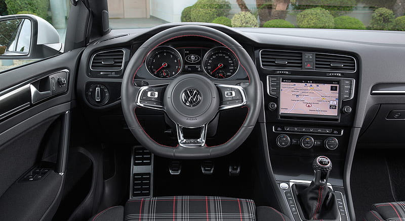 Volkswagen Golf GTI VII (2015) - Interior, car, HD wallpaper | Peakpx