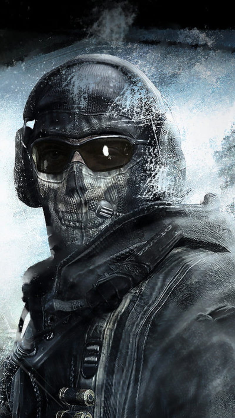 Soldier, duty, call, ghost, theme, cod, games, game, wall, HD phone  wallpaper | Peakpx