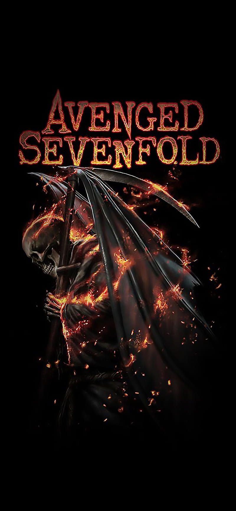 avenged sevenfold, a7x, deathbat, mobile background, HD phone wallpaper