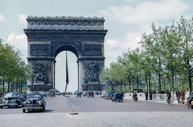Arc de Triomphe, France, HD wallpaper