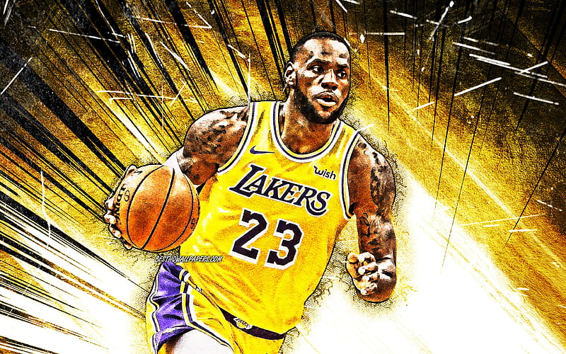 Download Cool Nba Los Angeles Lakers Artwork Wallpaper