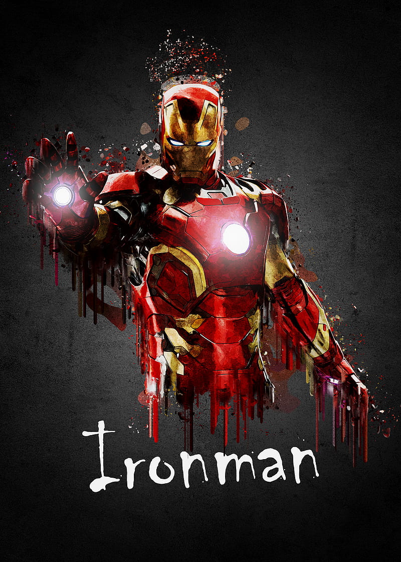 Ironman, avengers, marvel, tony stark, HD phone wallpaper