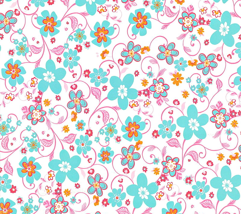 Floral Flower Patter, floral flower, patter, HD wallpaper