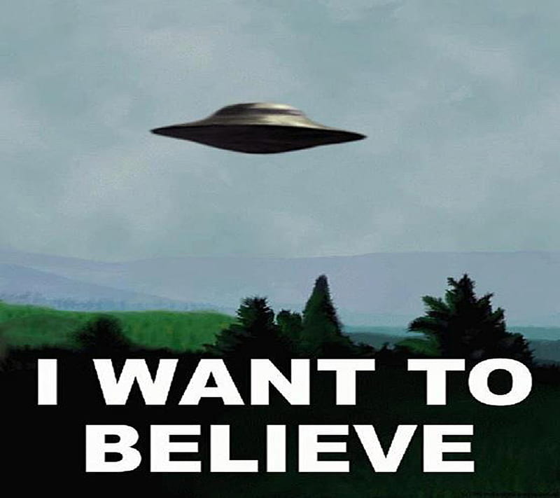 I Want To Believe, sci-fi, x-files, HD wallpaper